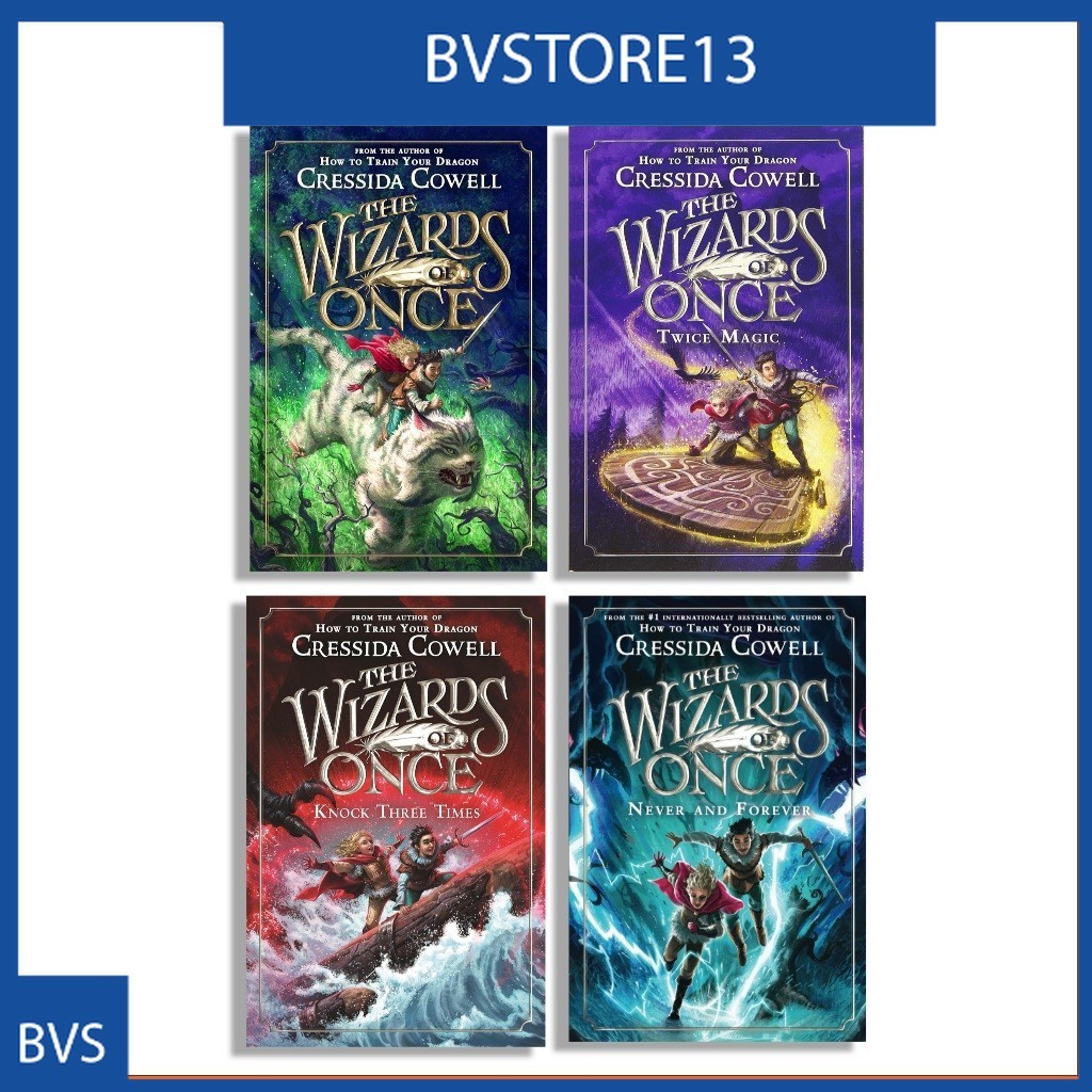 The Wizards of Once (4 book series English) by Cressida Cowell