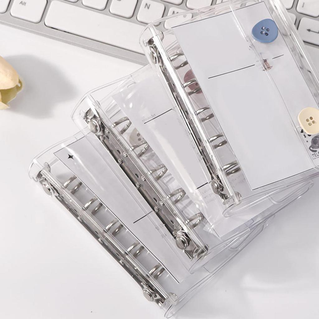 Album Organizer Book Sticker Organizer Binder Sticker Binder Transparent Notebook Aesthetic Keeper F