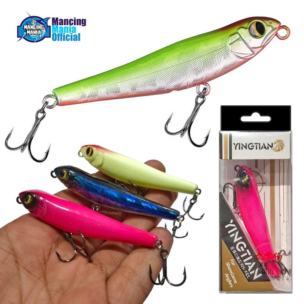 MANCING MANIA Umpan Pancing WTD Grade A Pensil Realis Top Water Pensil Casting Untuk Memancing Ikan