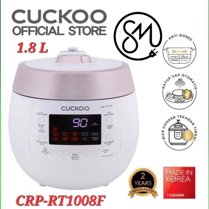 Twin Pressure Rice cooker Korea Cuckoo CRP-RT1008F 1.8 Liter 1008F