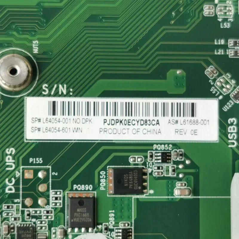 L64054001 For HP ProDesk 480 G6 MT Motherboard L61688001 L64054601 Mainboard 100% Tested Fast Ship