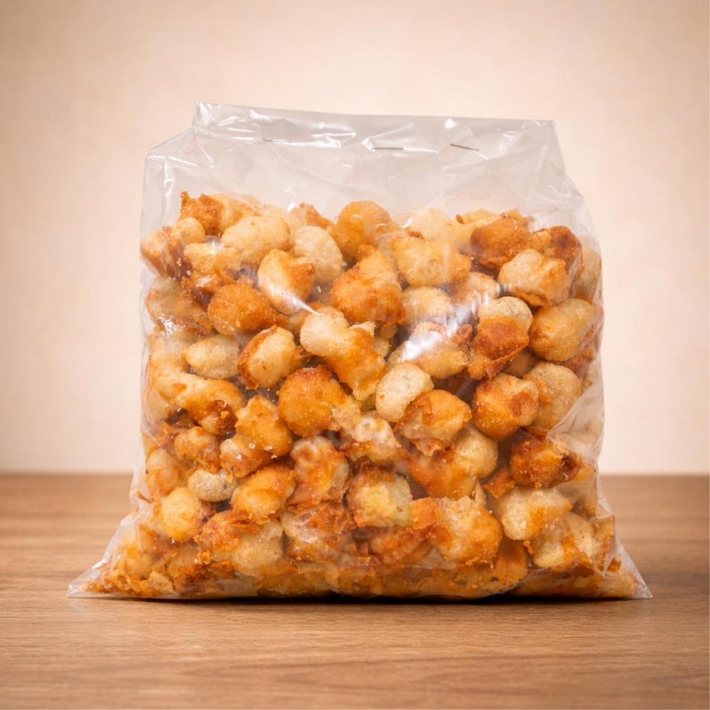 Siomay Mini 500 gr Renyah / Siomay kering mini 500 gr / siomay kering gratis packing kardus/siomay m