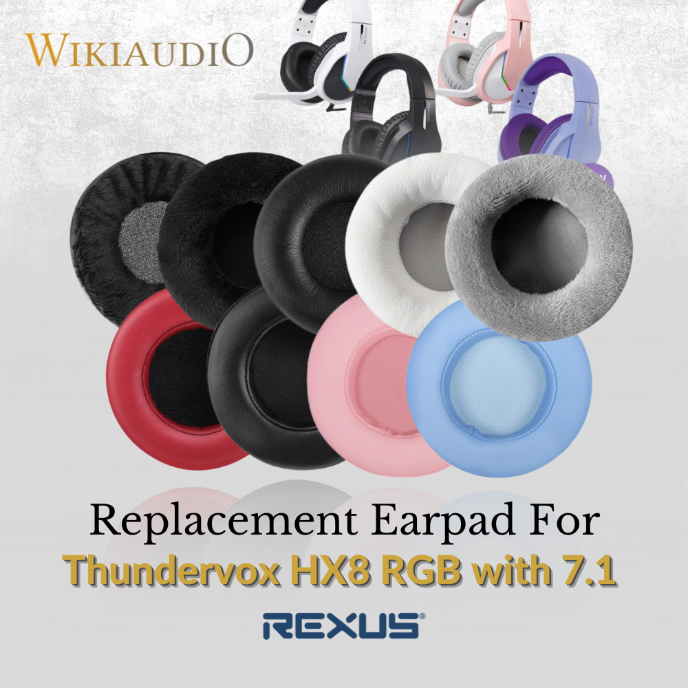 Earpad Earcup Earcushion Rexus Thundervox HX8 RGB with 7.1 Busa Bantalan Foam Pads