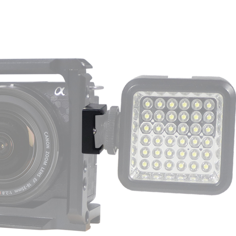 Quick Release 1/4" Hot Cold Shoe Mount for DSLR Rig Video Light Camera Cage Monitor Magic Arm LED Li
