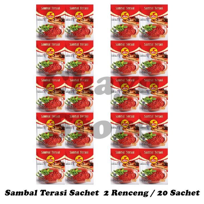 Sambal Terasi Sachet Finna 2 Renceng / 20 Sachet Sambel Terasi