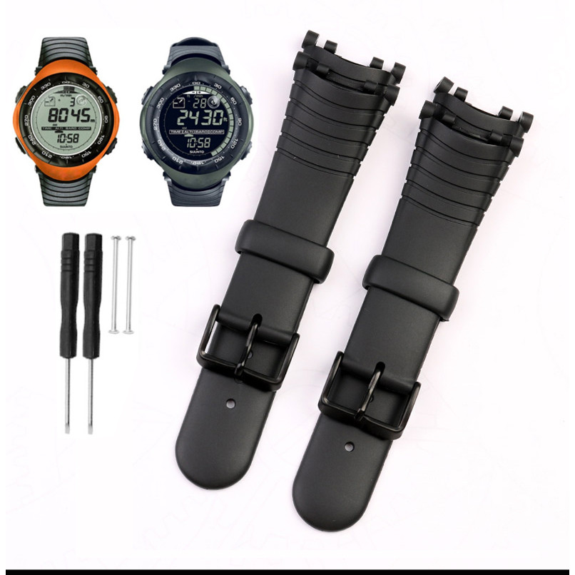 For Suunto Vector Loose Extension VECTOR Series Rubber Silicone Watband Men Women Replace Strap Tabl