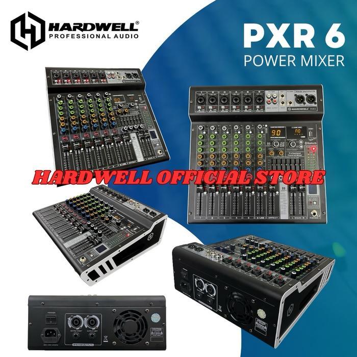 Power Mixer Hardwell PXR 6 Original Power Mixer Hardwell 6 Channel