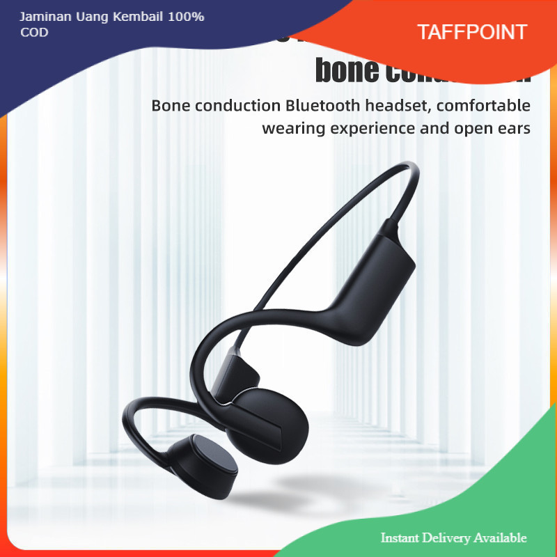 ADZUKI BEAN Earphone Bone Conduction Open Ear Wireless Bluetooth IPX5 - K08