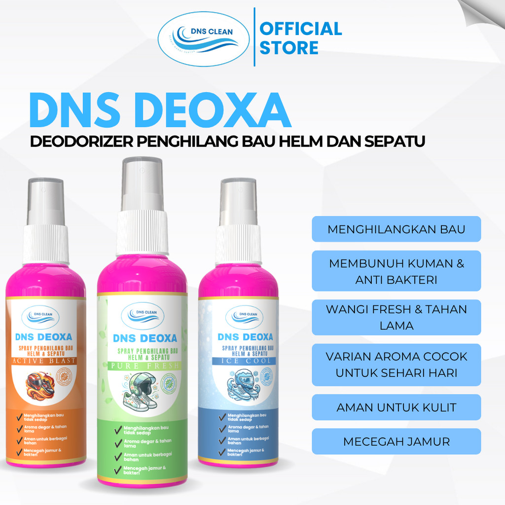 Dns Deoxa - Pewangi & Penghilang Bau Helm / Sepatu Deodorizer Anti Bau Tak Sedap