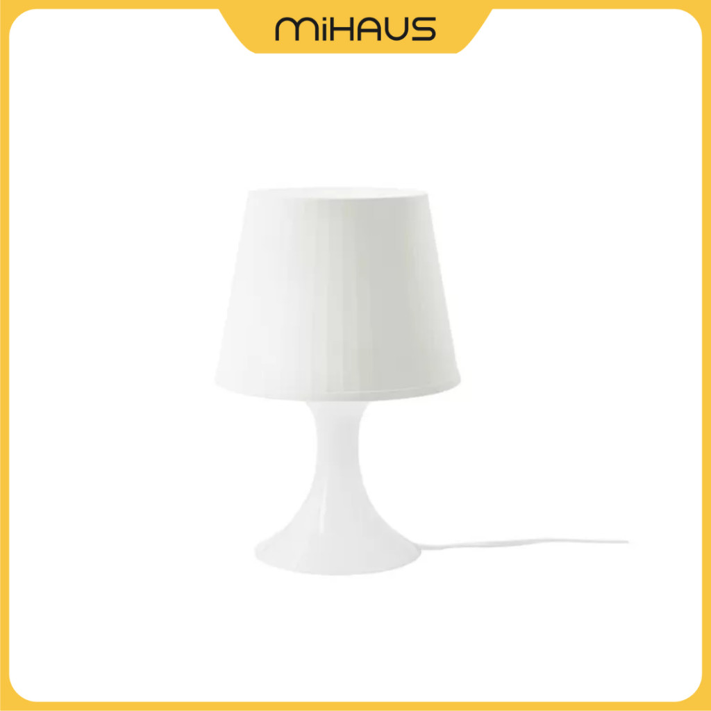 TERBARU IKEA MIHAUS IKEA LAMPAN Lampu meja, putih, 29 cm