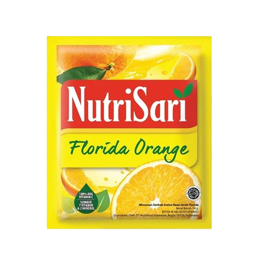 NUTRISARI FLORIDA ORANGE SACHET 10S