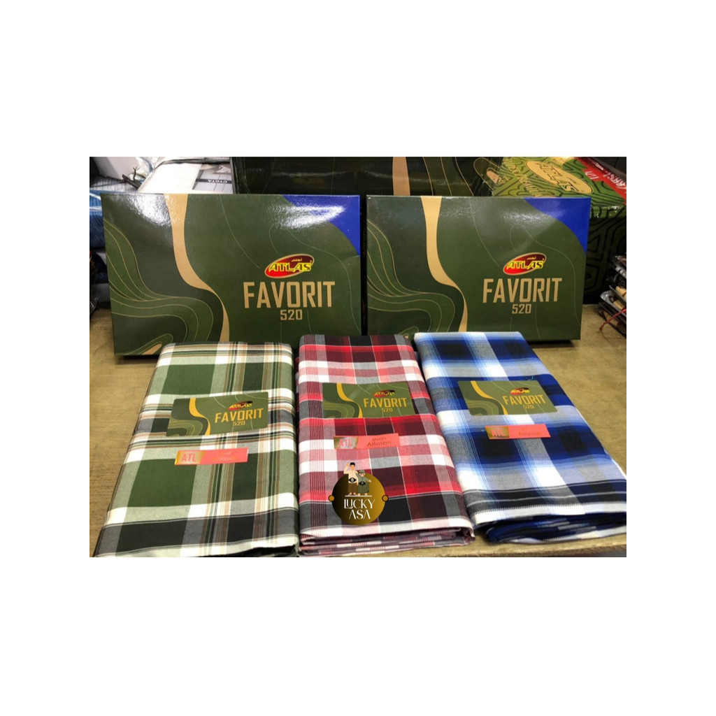 Grosir 10 Pc - Sarung ATLAS Favorit 520 ORIGINAL KODIAN