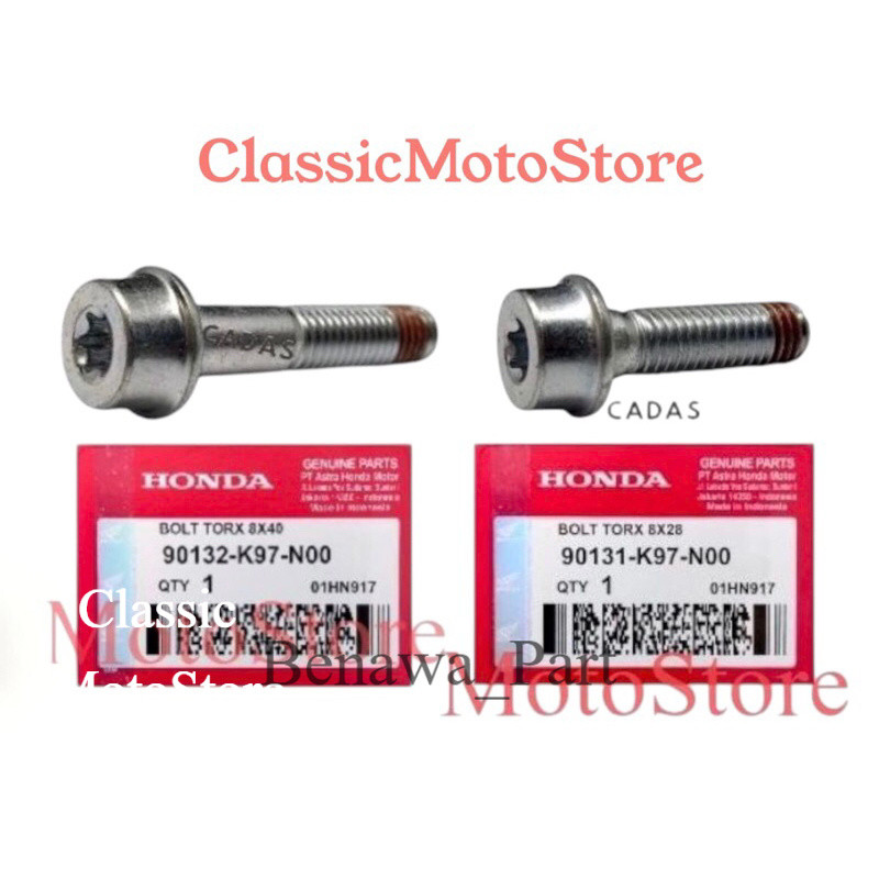Baut Breket Kaliper Cakram Set 12 Bintang REM Depan Belakang HONDA ADV PCX VARIO 150 160 Orisinil Pa