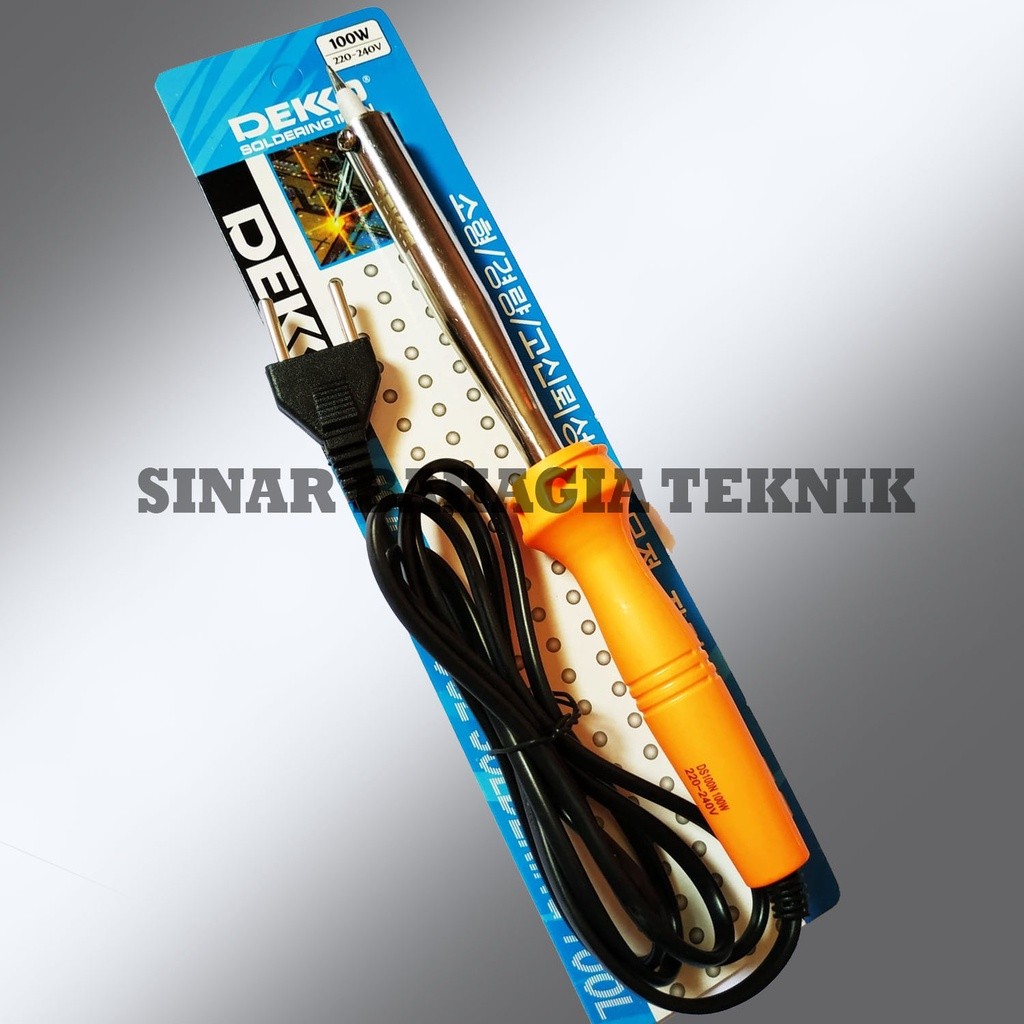 DEKKO SOLDER 100W DS100N KOREA - DEKO ALAT SOLDER ORIGINAL 100 W DS 100 N - SOLDERAN ASLI DS100 - PA