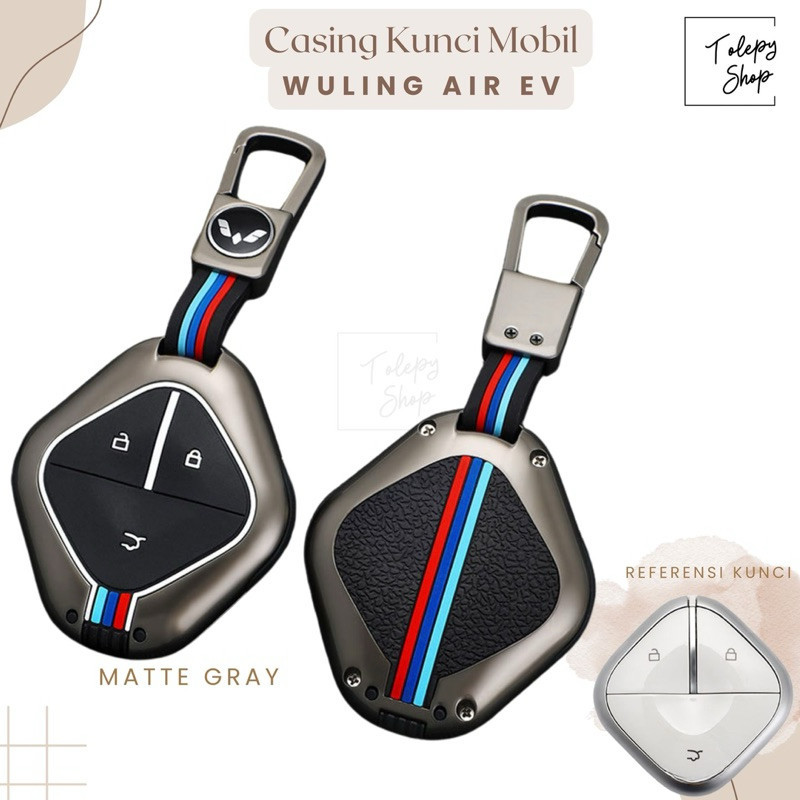Set Automotive Cover Kunci Wuling Cloud / Air EV / Binguo / Sarung Kunci Mobil Wuling EV