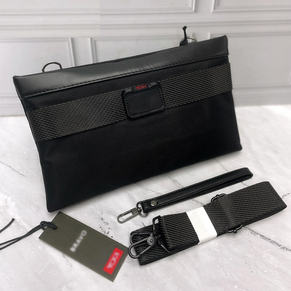 BUMB Tas Tangan Pria Clutch Handbag Branded Tas Selempang Cowok Cewek Unisex / Dompet Tas Hp Nylon I