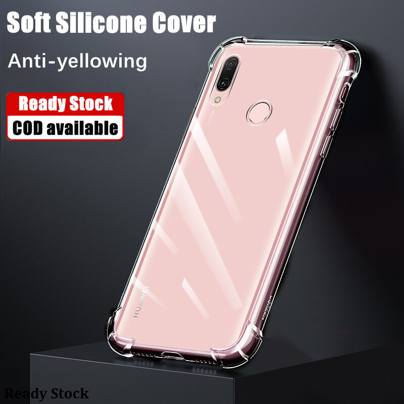 Casing HP Huawei Nova 3i Ponsel Pelindung Getaran Ultra Jernih Berbahan Jelly Lembut dengan Perlindu