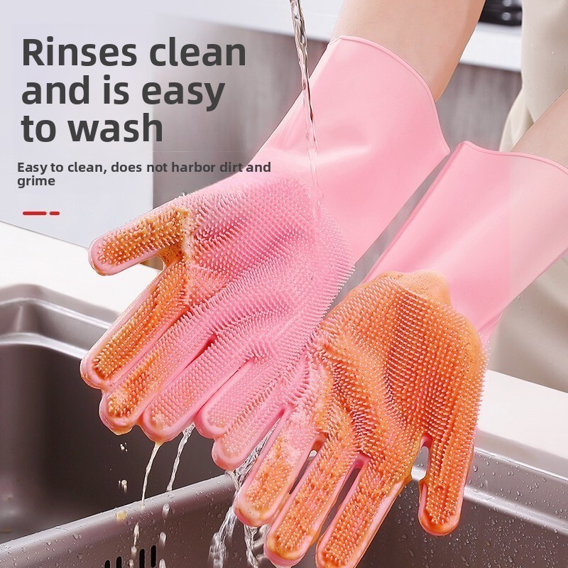 Pet silicone gloves bath massage hair removal gloves cat and dog bath brush anti-scrat anti-bite shw