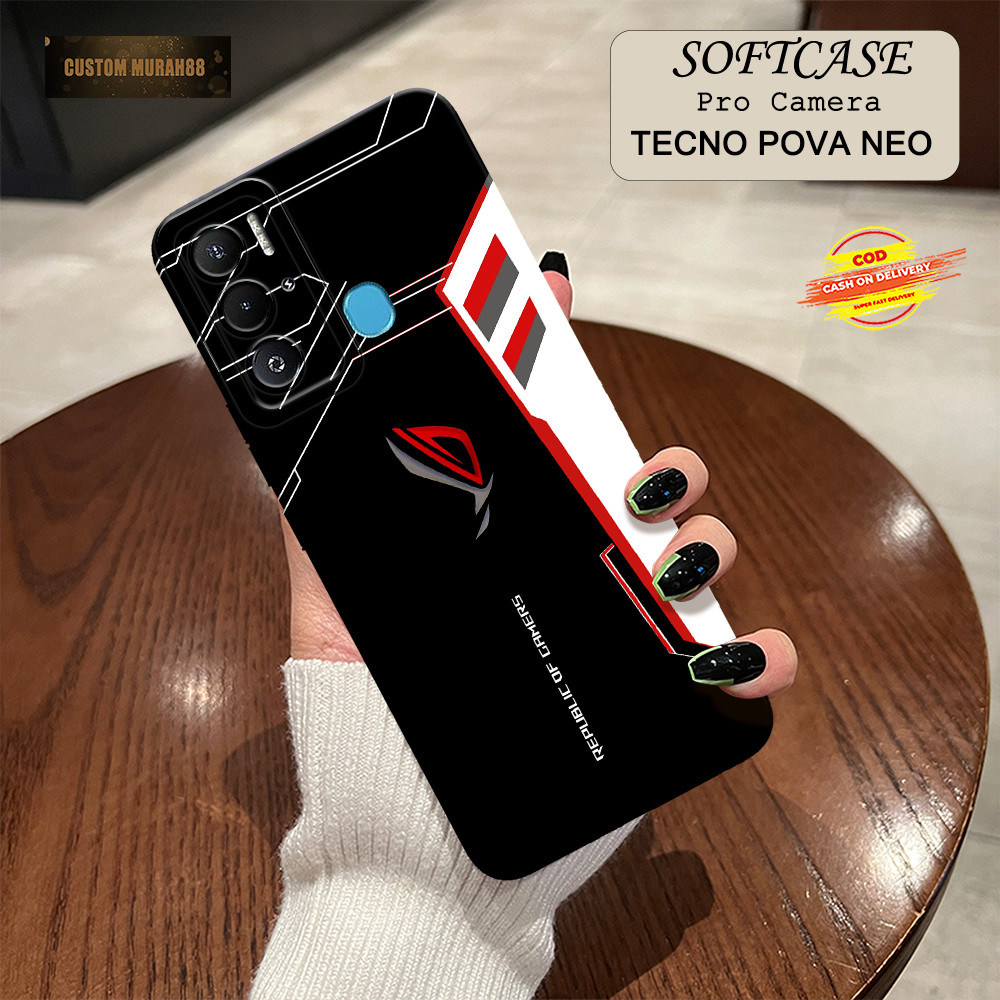 Case Tecno Pova Neo Terbaru - Fashion Case GAMING - Casing Hp Tecno Pova Neo - Softcase Pro Camera T