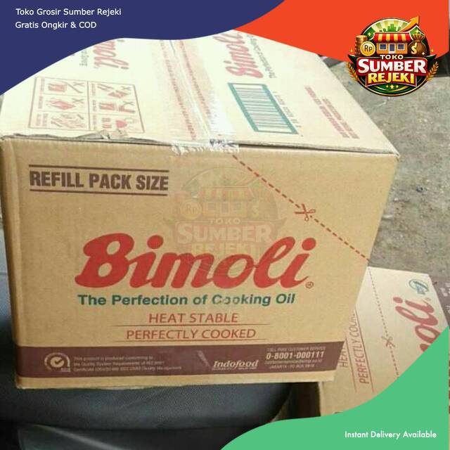 Bimoli 2liter. Minimal 1dus