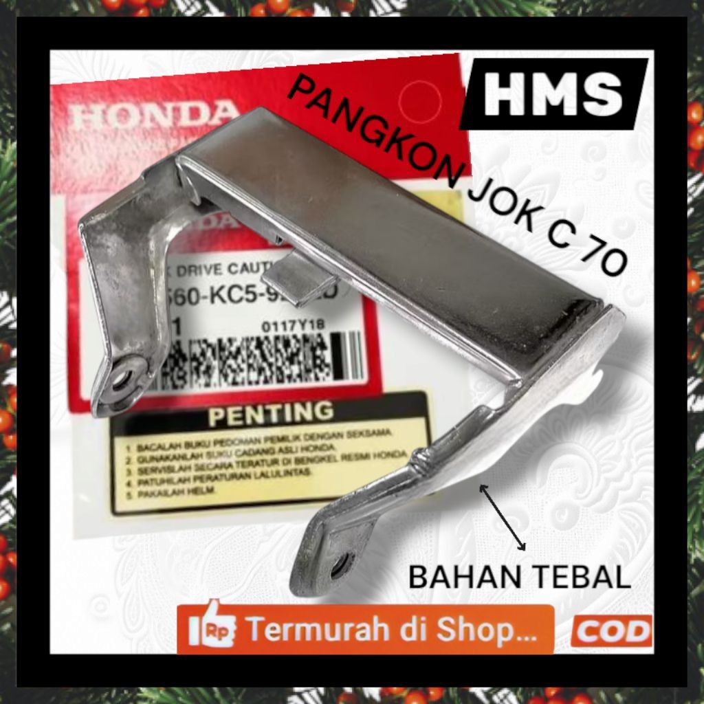 Pangkon dudukan jok belakang honda c70 dudukan jok c70 tatakan jok honda c70