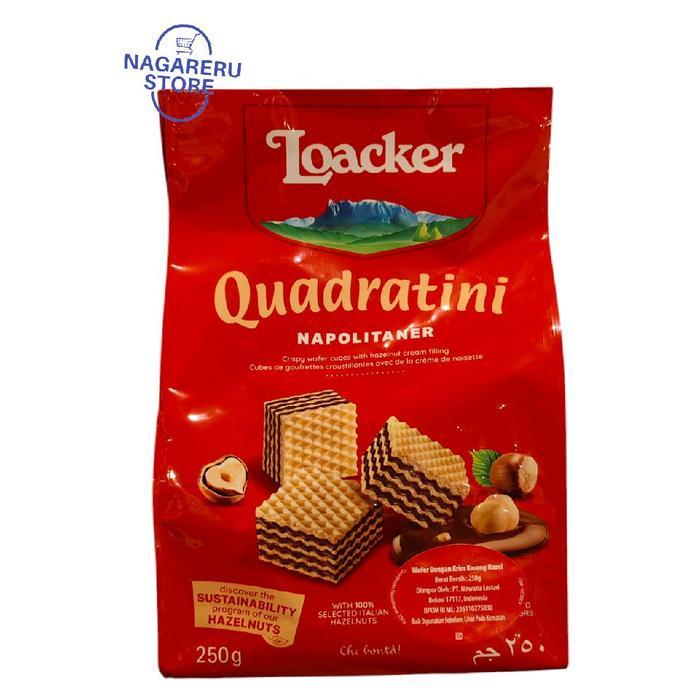 Loacker quadratini napolitaner 250gr