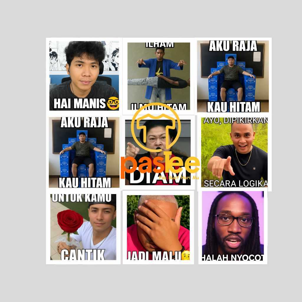 Stiker DTF MEME JOMOK Aesthetic  Kaos Jaket Totebag Hoodie Jeans Topi Tinggal Strika Stiker Aestheti