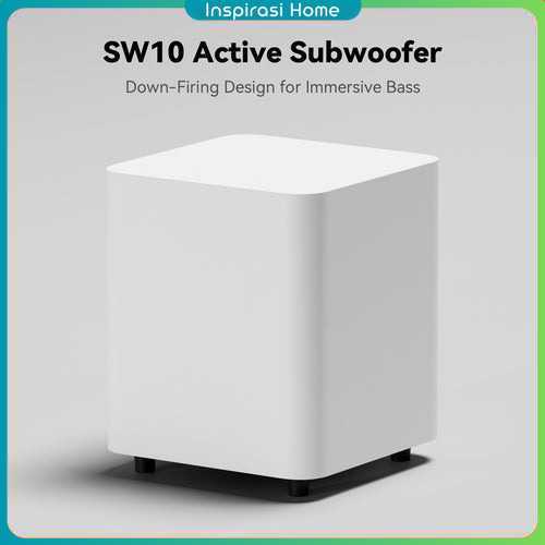 Fosi Audio Active Speaker Subwoofer HiFi 10 Inch Driver Smart DSP 200W - SW10