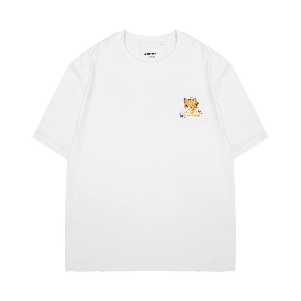 (COD) 3Second x Sekuya Kaos Lengan Pendek Regular Fit Katun Unipin Yuna 410925