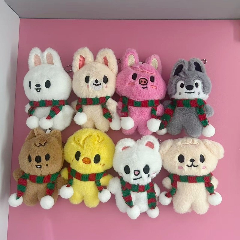 SKZOO Plush Toy Cartoon Keyain FM Week Plush Toy Pent Mini Backpack Accessories ildren's Gift