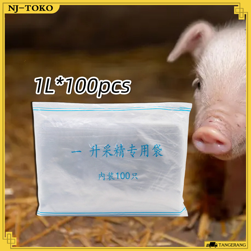 1000ml Penampung Sperma Babi 100PCS/Tas Semen Bag Inseminasi Buatan Untuk Penampung Sperma Inseminas
