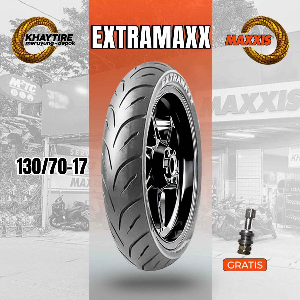Ban Motor SPORT - SUPRA GTR - SUPERMOTO MAXXIS EXTRAMAXX 130/70 Ring 17 Tubeless
