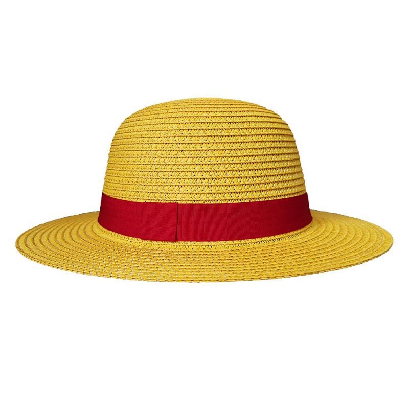 Topi Jerami Luffy One Piece Mugiwara Straw Hat Topi Cosplay