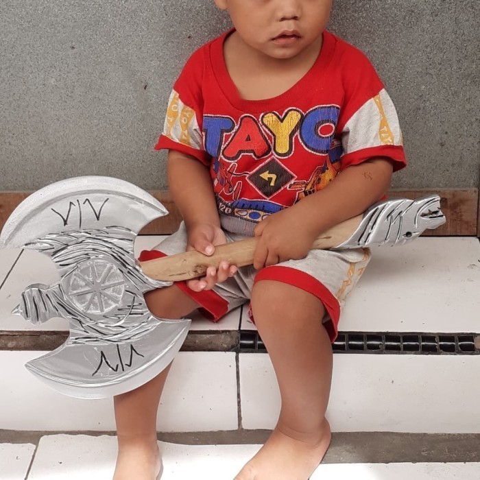 mainan pedang kayu type kapak wiro sableng 212 naga geni