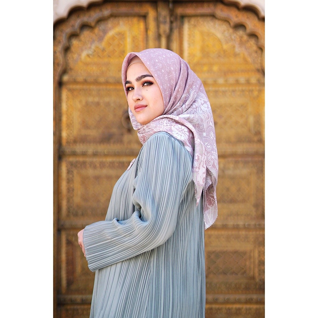 Buttonscarves Maharani Series/Voal Square XL/Dusty
