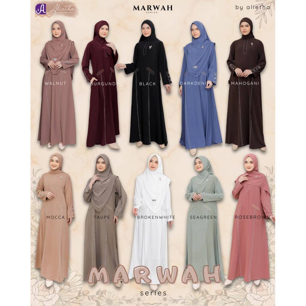 Hijab Khimar Marwah by Alietha - Hijab Only Khimar Marwah