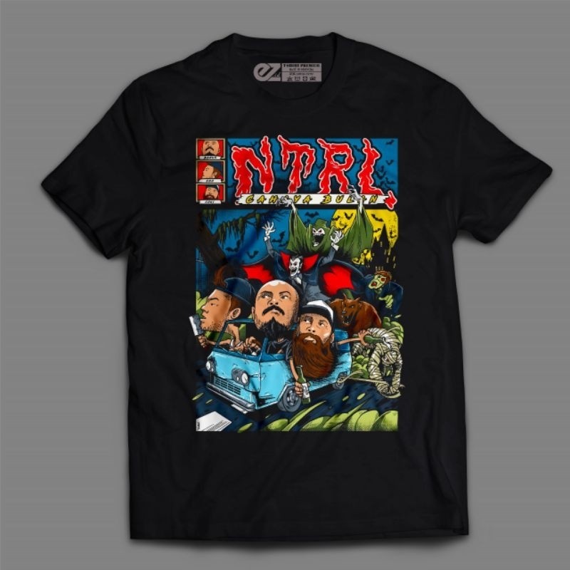 T-Shirt NTRL "cahaya bulan" | Kaos Band Netral