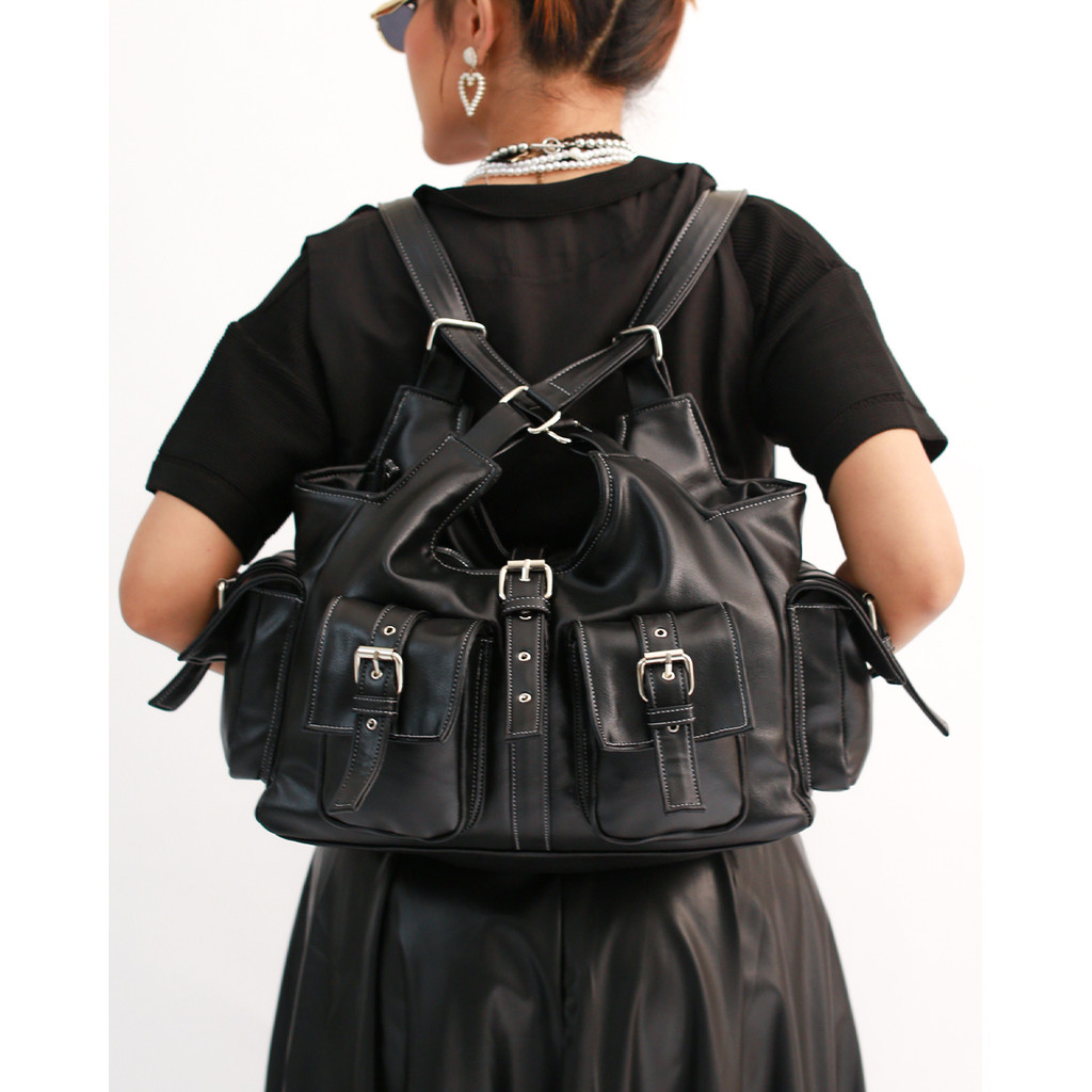 Tako Bag - Shoulderbag and Backpack - Miko Multifunctional Tas Bahu dan Ransel Muat Laptop 14inch