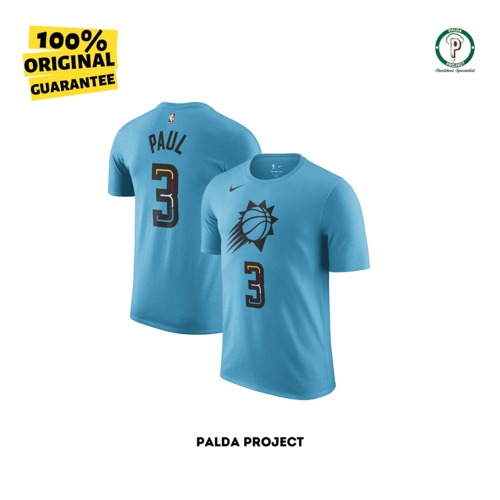 T-Shirt Nike NBA Phoenix Suns 3 Paul Blue 100% Original