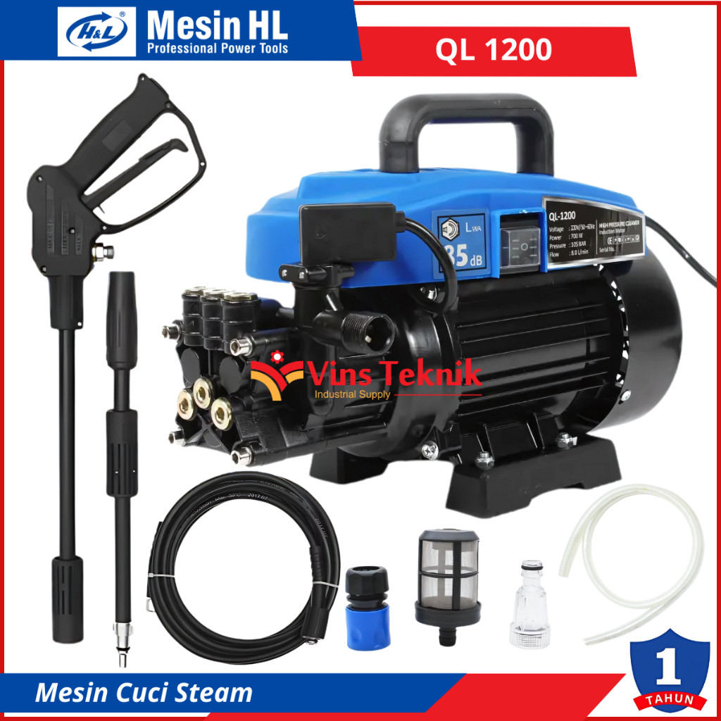 QL1200 HNL QL 1200 Mesin Cuci Motor Mobil Jet Cleaner high pressure
