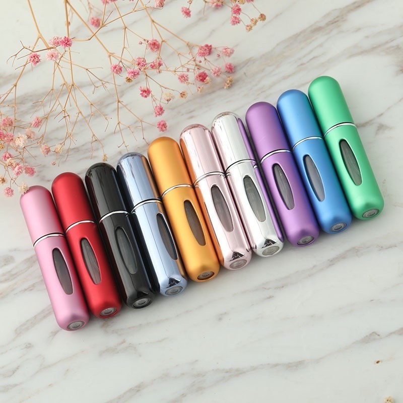Botol parfum mini 5ml botol parfum semprot isi ulang botol parfum aluminium botol isi ulang parfum