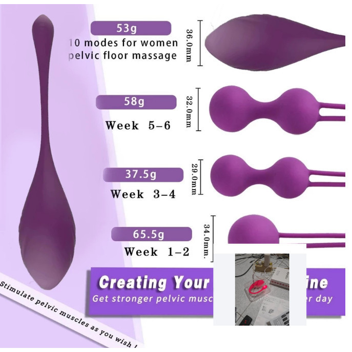 BISA COD Kegel ball Bola Kegel Ball Exercise Muscle  Setelah Lahiran Normal Manual dan Getar Ball Ke