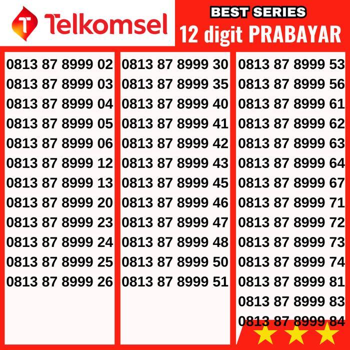 NOMOR SIMPATI CANTIK 4G 0812 2899 xxxxx - 0813 87 8999 02