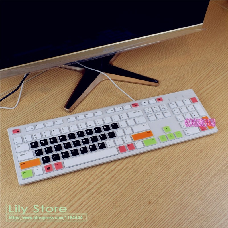 AllinOne Desktop PC keyboard cover protector skin For Dell piron 3000 KB216 kb216p kb216t km636