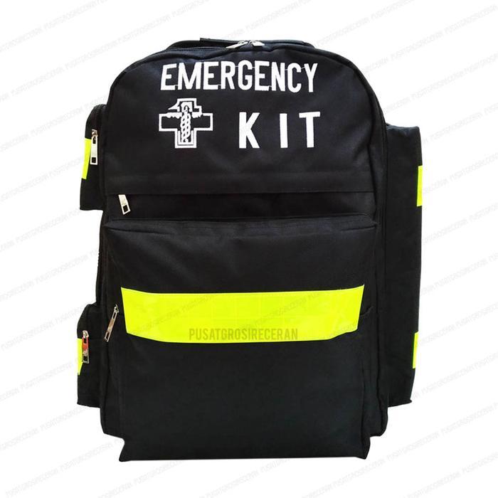 Tas Perlengkapan Medis Emergency Kit Bag Tas P3K SAR First Aid - Emergency Hitam