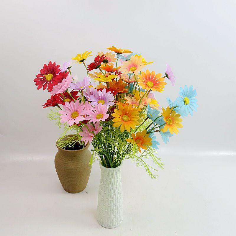 Bunga Daisy Per Tangkai Artificial Flowers Bunga Aster Cemara Tangkai Panjang Bouquet Hias Dekorasi 