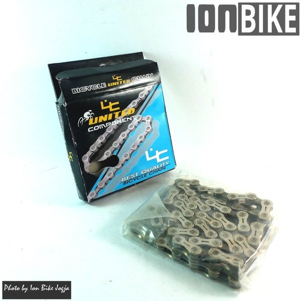 Rantai YBN 10 Speed BY UNITED DUS BIRU Hollow Plate Superlight - Rante Chain Yaban 10sp Sp Ringan Ha
