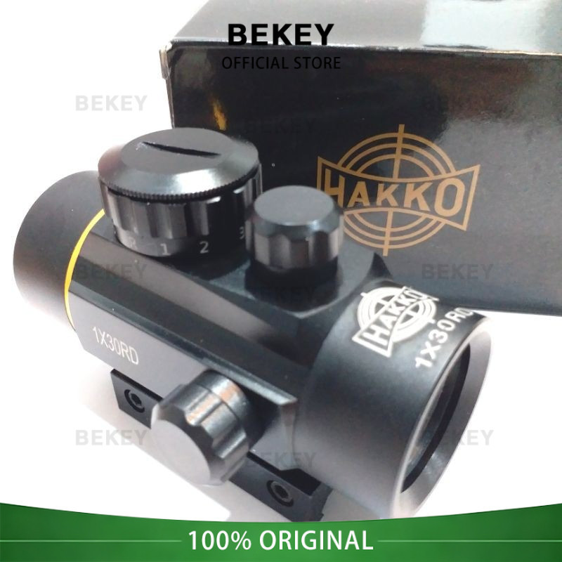 BEKEY Termurah Teropong Teleskop Hakko 1x40 Red dot Dan 1x40 Reddot Titik Merah Dan Hijau