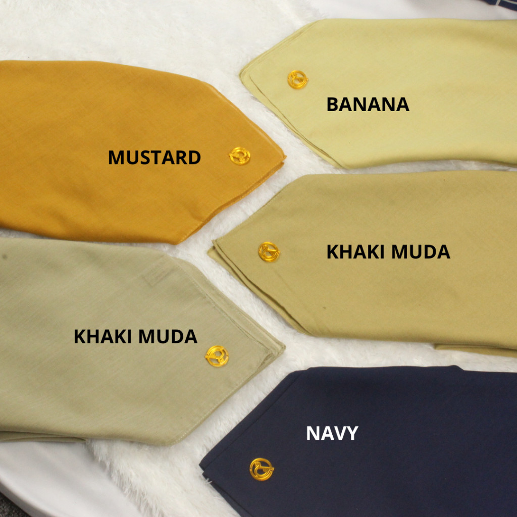 JILBAB KHAKI MUDA PNS HIJAB SEGIEMPAT VOAL PREMIUM KERUDUNG DINAS ASN WARNA KHAKI BY DANDELION