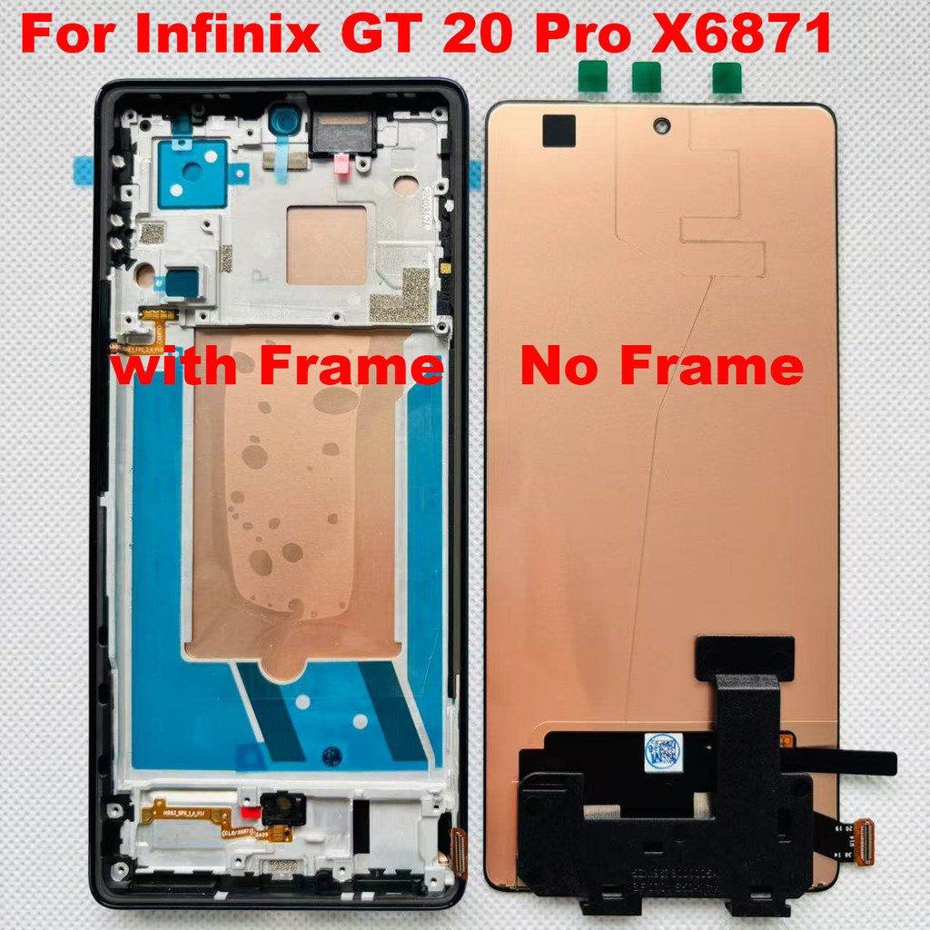 Original AMOLED For Infinix GT 20 Pro X6871 LCD splay Screen+Tou Panel gitizer For Infinix GT 30 Pro